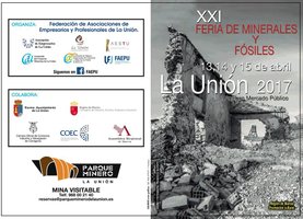 Cartel Feria de Minerales y Fosiles La Union 2017