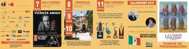 Programa Festival Internacional Cante Minas 2018