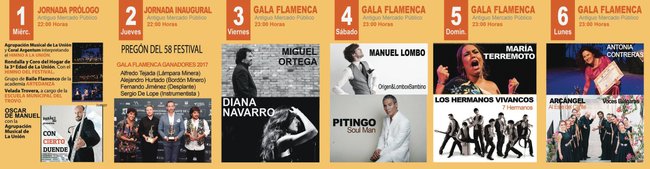 Programa Festival Internacional Cante Minas 2018